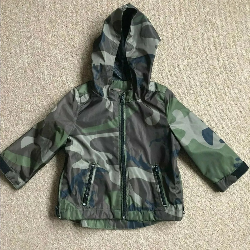 Kids Jordan Craig Camo Windbreaker With Hood